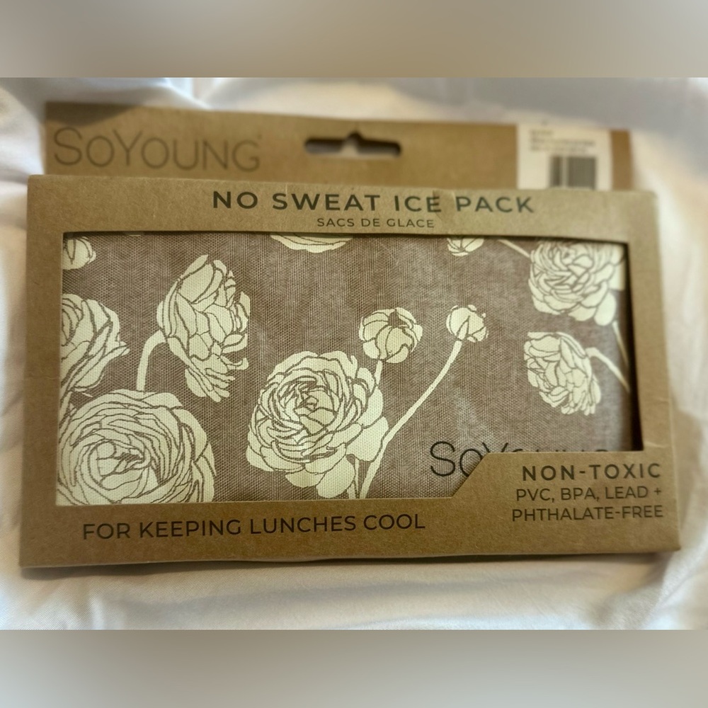 SoYoung NIB No Sweat Ice Pack Non Toxic Great For Travel